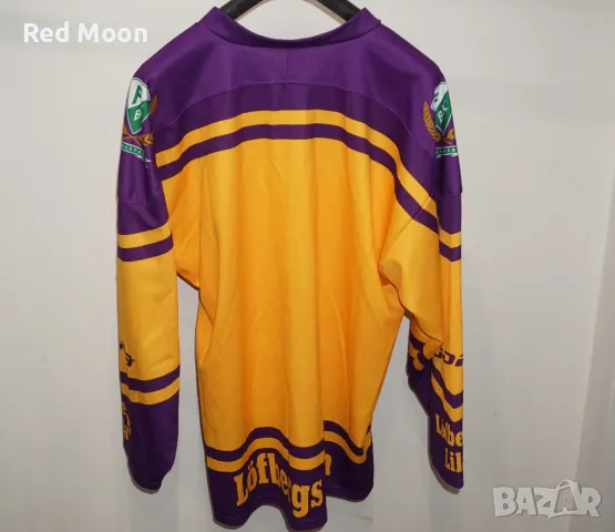 Оригинална Официална Сувенирна Хокейна Блуза Hockey Jersey Farjestad BK Размер 3XL/4XL, снимка 6 - Фен артикули - 47168394