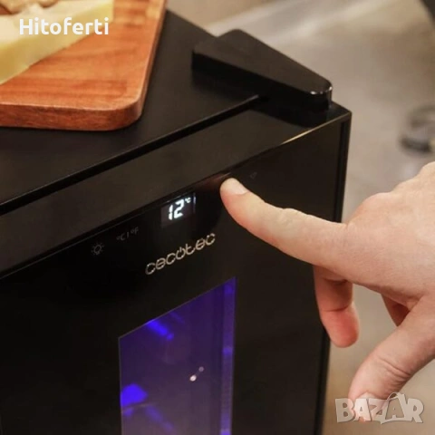 Cecotec 8-бутилка винарска изба Bolero GrandSommelier 820, снимка 2 - Хладилници - 53818193