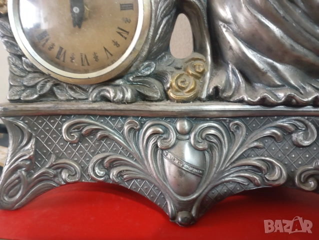 Винтидж каминен часовник, снимка 3 - Антикварни и старинни предмети - 54014338