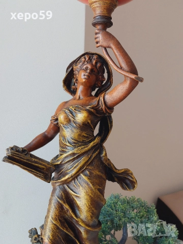 Антикварна газена лампа -19 век., 1 500 €/височина 60 см./, снимка 14 - Антикварни и старинни предмети - 52310300