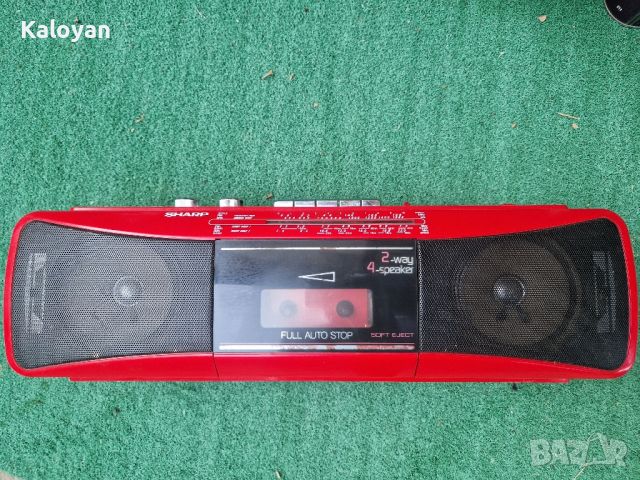 радиокасетофон Sharp QT-249Z (red) , снимка 1 - Радиокасетофони, транзистори - 46643524