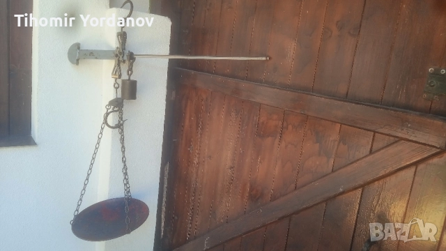 Кантар -Паланца до -50 кг., снимка 2 - Антикварни и старинни предмети - 51479124