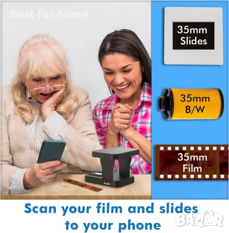 Мобилен 35 мм скенер за филми, снимка 6 - Плейъри, домашно кино, прожектори - 49653166