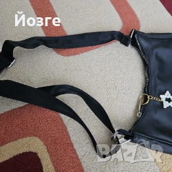 Практична черна чанта за всеки ден, снимка 2 - Чанти - 53847585