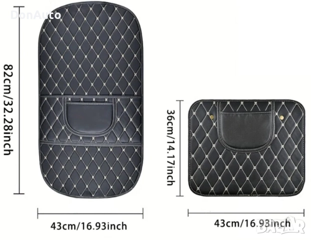 Kожен протектор/органайзер за седалка, снимка 2 - Аксесоари и консумативи - 51634620