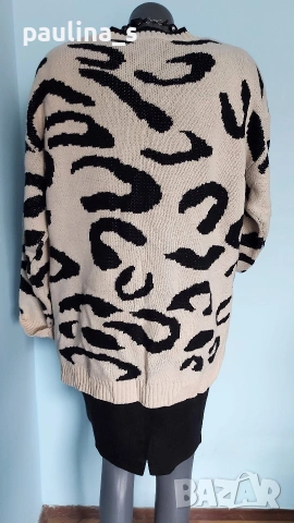 Два броя / Жилетка с джобове "Zara" - вълна и мохер / голям размер, снимка 12 - Жилетки - 28153166