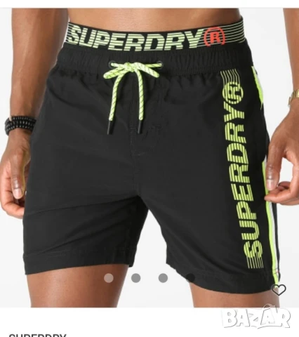 Страхотни мъжки къси шорти , бански  SUPERDRY размер S 