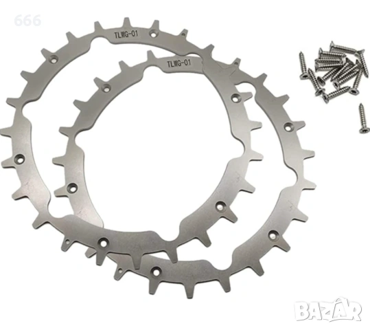 2 бр Теглови колела за косачка Gardena, снимка 2 - Други - 53251292