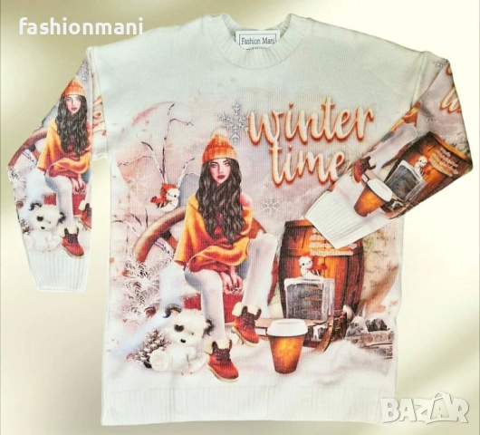 Дамски пуловери 5 модела, снимка 2 - Блузи с дълъг ръкав и пуловери - 40097866