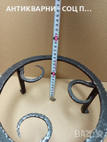 Соц Стар Ръчно Кован Малък Саджек Пиростия За Огнище Номер 10., снимка 10 - Антикварни и старинни предмети - 50659343