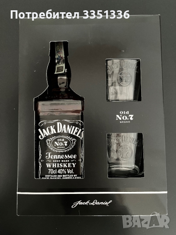 Jack Daniel’s комплект алкохол и чаши, снимка 2 - Чаши - 44986350