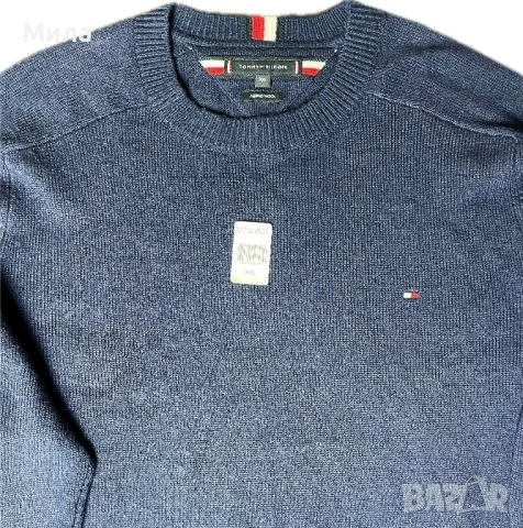 Tommy Hilfiger - Мъжки пуловер ( Мериносова Вълна 100%  ) / XXL