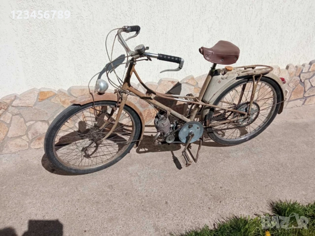 La Motoconfort 1954 г. Колекционерски, автентичен, работещ,оригинален., снимка 12 - Мотоциклети и мототехника - 53899159