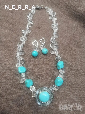 Комплект от естествени камъни, снимка 2 - Бижутерийни комплекти - 53464891