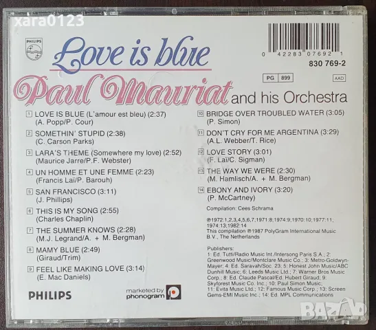 Paul Mauriat And His Orchestra – Love Is Blue, снимка 2 - CD дискове - 49026912