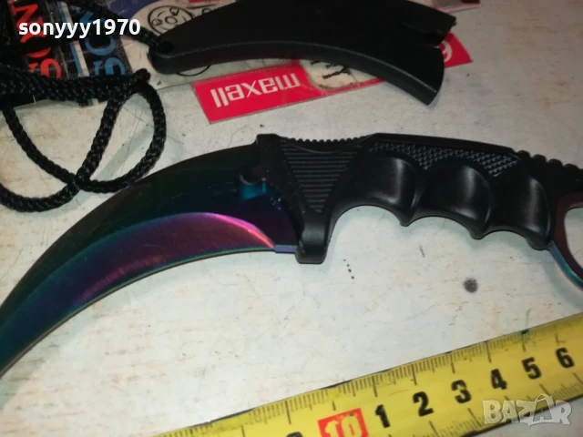 НОЖ-ИЗВИТ С КАНИЯ И ВРЪВ 1807251008, снимка 6 - Ножове - 51059702