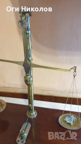 Старинна професионална златарска-медицинска везна, снимка 6 - Антикварни и старинни предмети - 50772110