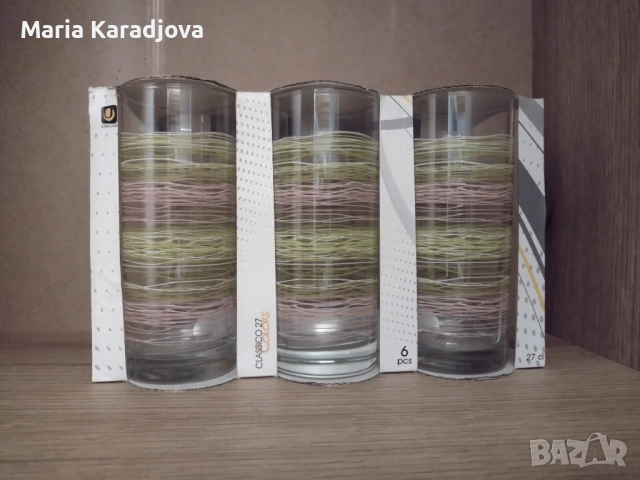 2 комплекта чаши за безалкохолни напитки, снимка 2 - Чаши - 51446856