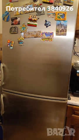 Хладилник Gorenje инокс, 185 см, използван, снимка 6 - Хладилници - 52805202