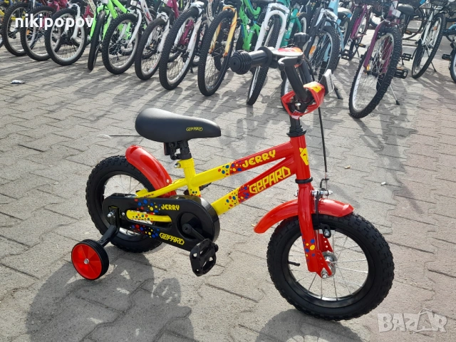 GEPARD Велосипед 12" JERRY червен, снимка 6 - Велосипеди - 53758859