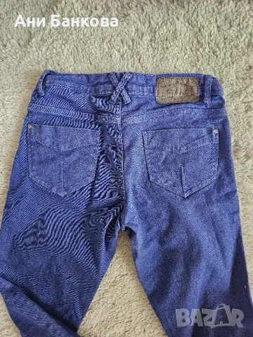 Цветни дънки, размер С, 2 бр, снимка 6 - Дънки - 50156249