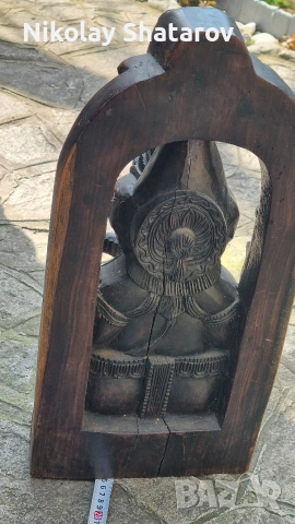 Масивна дървена скулптура , снимка 7 - Антикварни и старинни предмети - 53738866