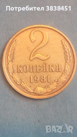 2 копейки 1981 года Русия, снимка 1 - Нумизматика и бонистика - 45558886