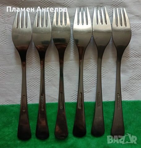 Комплект вилици от 6 броя "Петко Денев Габрово , снимка 3 - Прибори за хранене, готвене и сервиране - 53490017
