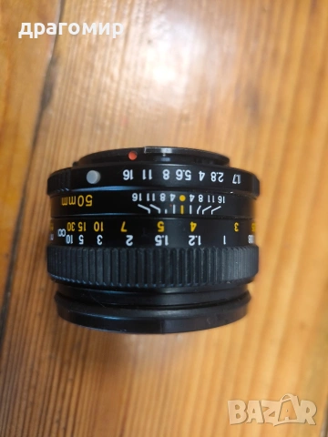 MAMIYA - SEKOR E 50 mm 1:1,7 S, снимка 4 - Обективи и филтри - 53704251