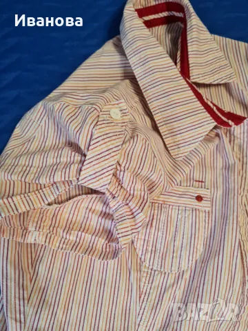 Дамска риза с къс ръкав, снимка 3 - Ризи - 50231253