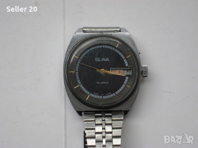 Ръчни часовници Poljot Seiko Слава работещи, снимка 2 - Мъжки - 52035436