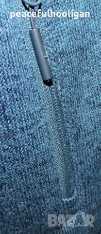 Vikafjell Mens Outdoor 1/4 Zip Pullover Sweater Polar Fleece Blue Size XL, снимка 11 - Пуловери - 52948895