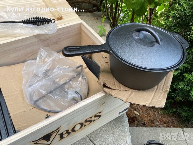 Холандски къмпинг сет за барбекю - BBQ BOSS, снимка 8 - Къмпинг мебели - 46393309