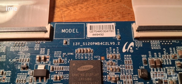 LCD Toshiba 40L7363D на части. 32L4300 Rev1 B191-203 13Y_S120PMB4C2LV0.2. 96.40S03.002, снимка 8 - Части и Платки - 53611843