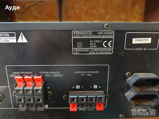 ресивър Kenwood krf-v5050d, снимка 5 - Ресийвъри, усилватели, смесителни пултове - 53734443