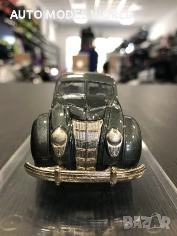 Метална колекционерска количка REXTOYS CHRYSLER AIRFLOW 1:43 НОВА, снимка 4 - Колекции - 46966098