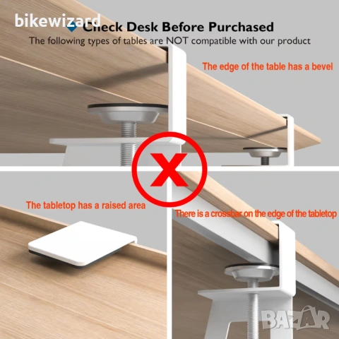 BONTEC Поставка за клавиатура под бюро, ергономично издърпващо се чекмедже – бяло 650x300 мм НОВА, снимка 3 - Бюра - 53661613