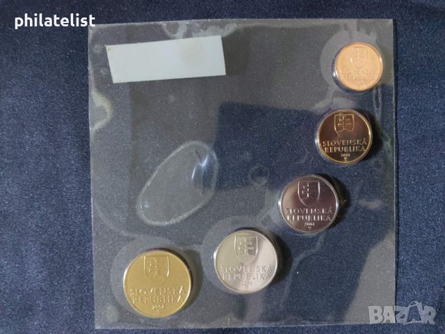 Комплектен сет - Словакия 2004 , 5 монети, снимка 2 - Нумизматика и бонистика - 46351124