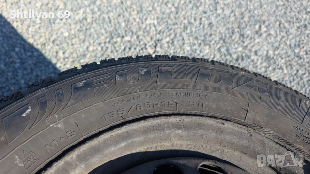 Джанти със зимни гуми 15" за Фолксваген Голф 6, снимка 2 - Гуми и джанти - 51709641