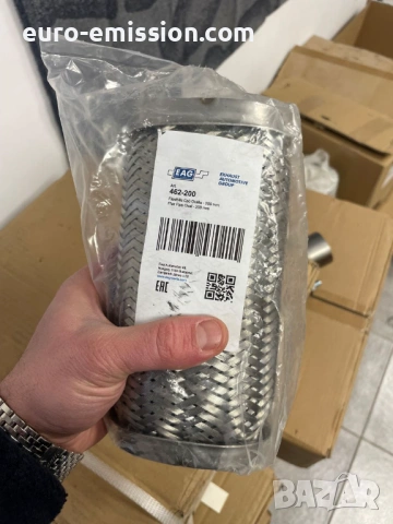 Специална Овална Мека Връзка 462х200мм – За Ниски Коли и Специфични Изпускателни Системи, снимка 2 - Части - 49109383