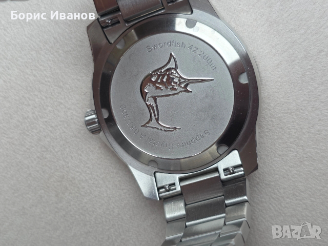 Zelos Swordfish 42mm SS Ember Orange, снимка 8 - Мъжки - 52571906