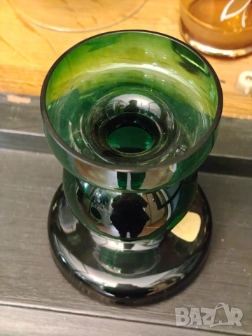 Арт Деко страхотни ваза и свещник , снимка 4 - Декорация за дома - 51457545