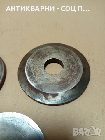 Комплект Стари Шайби Притискателни Дискове За Оси Валове 0.900кг Отвор 25мм., снимка 3 - Антикварни и старинни предмети - 50114087