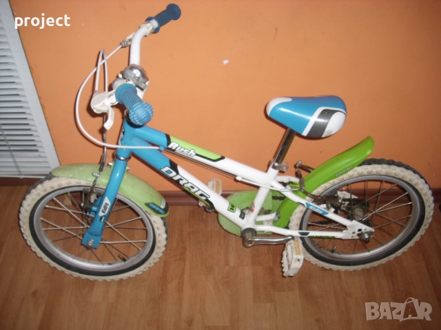 16" ДРАГ,DRAG  детски велосипед,колело със спомагателни колела.Промо, снимка 8 - Детски велосипеди, триколки и коли - 51992934
