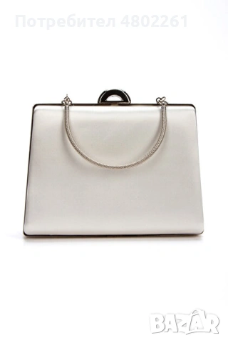 Сватбена бяла чанта