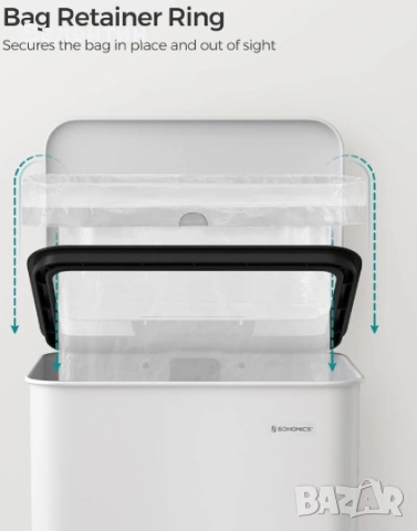 Кухненски кош за смет 40Л , снимка 8 - Други - 53177313