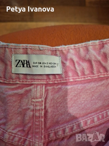 Три чифта къси дънкови панталони, размер 34, снимка 3 - Къси панталони и бермуди - 53486735