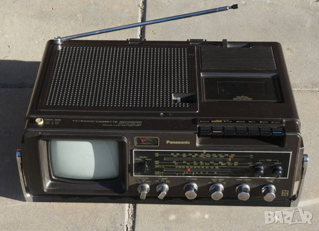 Национал Панасоник радиокасетофон с тв! Сервизиран!