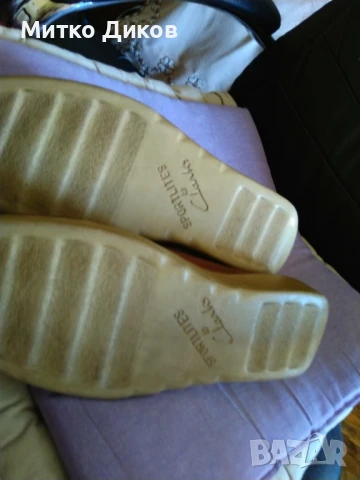 Мъжки маркови обувки боти естествена кожа Clarks стелка 275мм реален размер №43, снимка 14 - Мъжки боти - 51080377