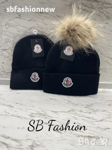 Moncler шапка с пух или без, снимка 2 - Шапки - 48298126